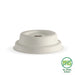 BioPak Plant Fibre Hot Cup Lids – 90mm – Strawless – White