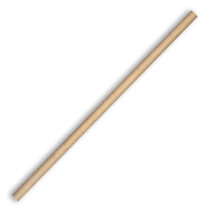 BioPak Regular Paper BioStraws – 6mm Regular Kraft BioStraw – carton of 2,500
