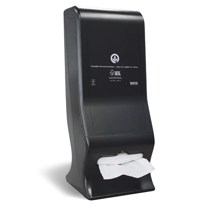BioPak Single Saver Napkin Dispensers – Large Single Saver BioDispenser Table Top – carton of 4