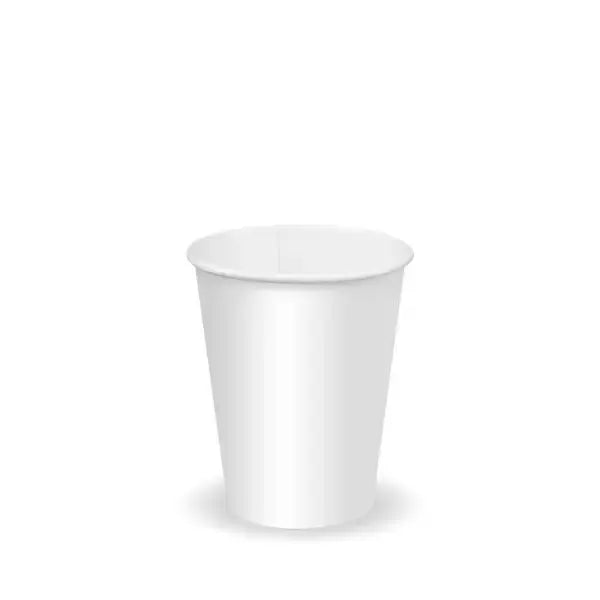 BioPak White Cold Paper Water BioCup  Takeaway Cold Cups