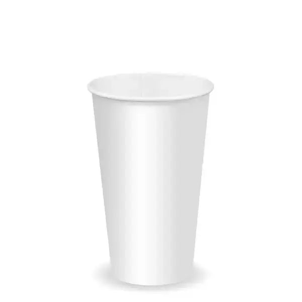 BioPak White Cold Paper Water BioCup  Takeaway Cold Cups