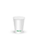 BioPak White Paper Cold BioCups – 200ml - 6oz (73mm) White Cold Paper Water – carton of 1,000
