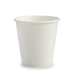 BioPak White Single Wall Hot BioCups – 230ml - 6oz – 80mm rim – carton of 1,000