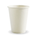 BioPak White Single Wall Hot BioCups – 280ml - 8oz – 80mm rim – carton of 1,000
