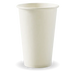 BioPak White Single Wall Hot BioCups – 350ml - 12oz – 80mm rim – carton of 1,000