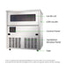 Blizzard 100kg Underbench Cube Ice Maker - SN-101B - view 6