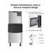 Blizzard 189kg Modular Cube Ice Maker with 125kg Bin - SN-420P - view 7