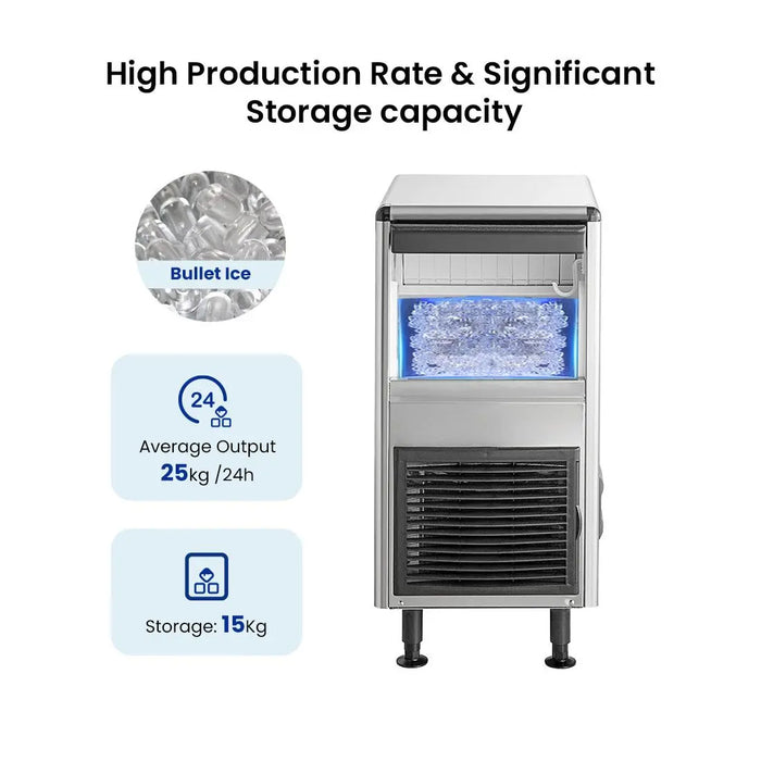Blizzard 25kg Slimline Bullet Ice Maker - SN-25C - view 7