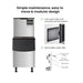 Blizzard 310kg Modular Cube Ice Maker with 170kg Bin - SN-700P - view 5