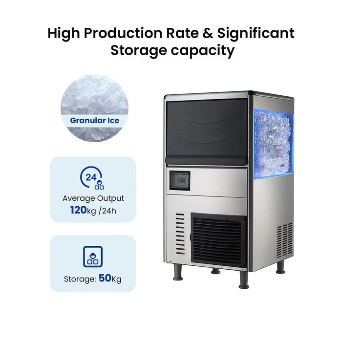 Blizzard 60kg Underbench Granular Ice Maker - SN-068F - view 5