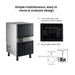 Blizzard Underbench Ice Maker 36Kg - SN-80P  Ice Makers