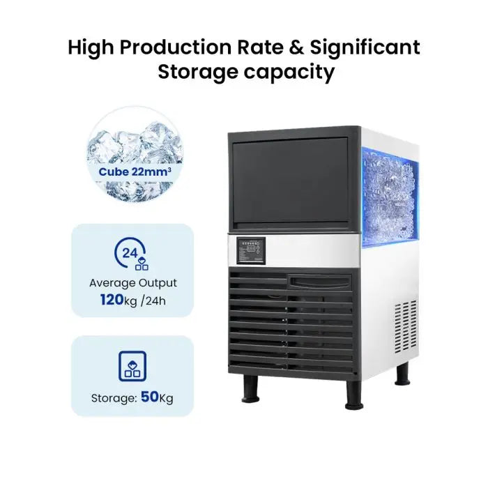 Blizzard Underbench Ice Maker 36Kg - SN-80P  Ice Makers