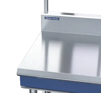Blue Seal Evolution Series B60S-LS - 600mm Bench Top With Salamander Support - Leg Stand