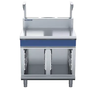 Blue Seal Evolution Series B90S-CB - 900mm Bench Top With Salamander Support Cabinet Base