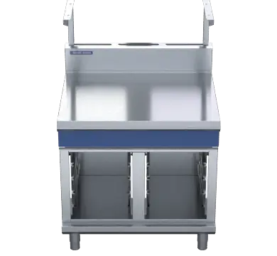 Blue Seal Evolution Series B90S-CB - 900mm Bench Top With Salamander Support Cabinet Base