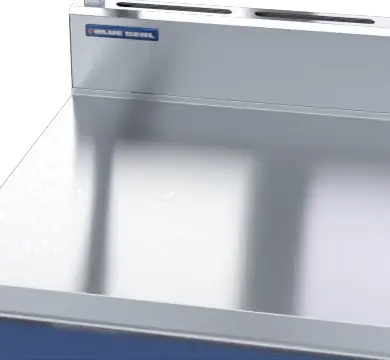 Blue Seal Evolution Series B90S-LS - 900mm Bench Top With Salamander Support Leg Stand