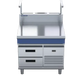 Blue Seal Evolution Series B90S-RB - 900mm Bench Top With Salamander Support Refrigerated Base