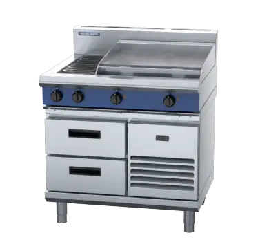 Blue Seal Evolution Series E516B-RB - 900mm Electric Cooktop Refrigerated Base