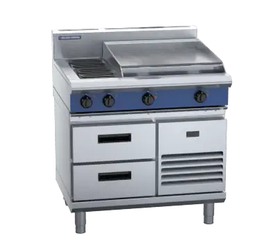 Blue Seal Evolution Series E516B-RB - 900mm Electric Cooktop Refrigerated Base
