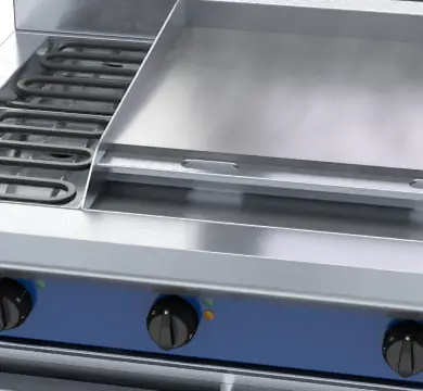 Blue Seal Evolution Series E516B-RB - 900mm Electric Cooktop Refrigerated Base