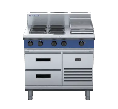Blue Seal Evolution Series E516C-RB - 900mm Electric Cooktop Refrigerated Base