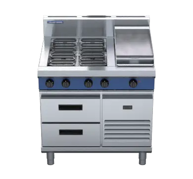 Blue Seal Evolution Series E516C-RB - 900mm Electric Cooktop Refrigerated Base