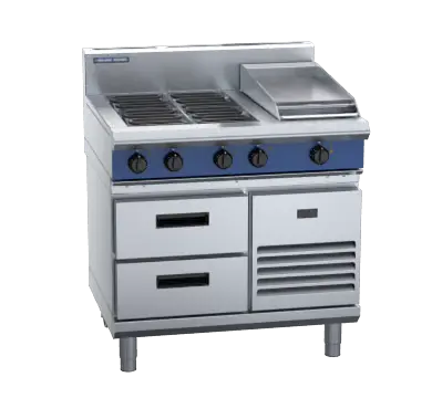 Blue Seal Evolution Series E516C-RB - 900mm Electric Cooktop Refrigerated Base