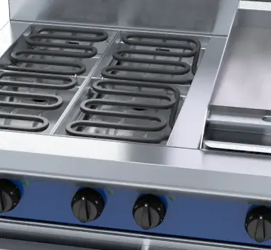 Blue Seal Evolution Series E516C-RB - 900mm Electric Cooktop Refrigerated Base