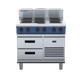 Blue Seal Evolution Series E516D-RB - 900mm Electric Cooktop Refrigerated Base