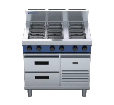 Blue Seal Evolution Series E516D-RB - 900mm Electric Cooktop Refrigerated Base