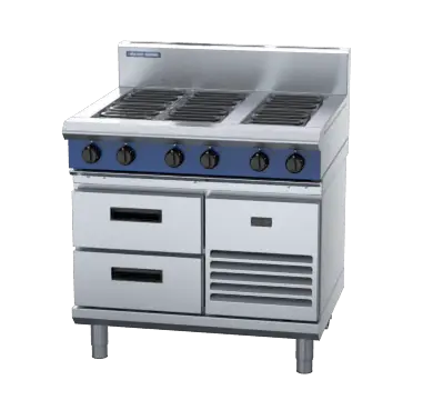 Blue Seal Evolution Series E516D-RB - 900mm Electric Cooktop Refrigerated Base