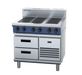 Blue Seal Evolution Series E516D-RB - 900mm Electric Cooktop Refrigerated Base
