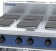 Blue Seal Evolution Series E516S-CB - 900mm Electric Cooktop Sealed Hobs - Cabinet Base
