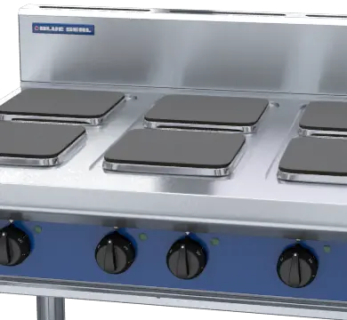 Blue Seal Evolution Series E516S-LS - 900mm Electric Cooktop Sealed Hobs - Leg Stand