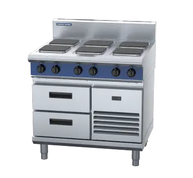 Blue Seal Evolution Series E516S-RB - 900mm Electric Cooktop Sealed Hobs - Refrigerated Base