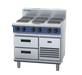 Blue Seal Evolution Series E516S-RB - 900mm Electric Cooktop Sealed Hobs - Refrigerated Base