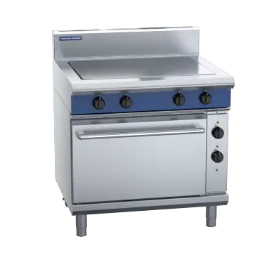 Blue Seal Evolution Series E570 - 900mm Electric Solid Top Static Oven Range