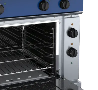 Blue Seal Evolution Series E570 - 900mm Electric Solid Top Static Oven Range