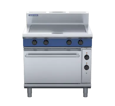 Blue Seal Evolution Series E576 - 900mm Electric Solid Top Convection Oven Range