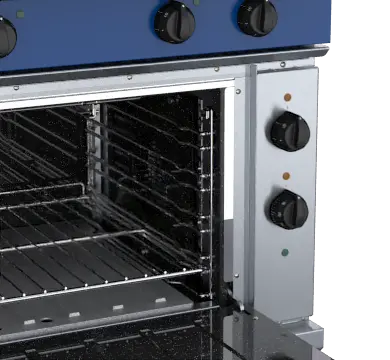Blue Seal Evolution Series E576 - 900mm Electric Solid Top Convection Oven Range