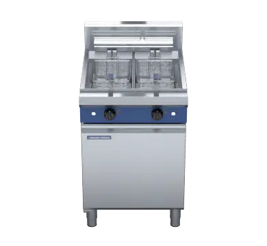 Blue Seal Evolution Series E66 - 600mm Twin Pan Electric Fryer