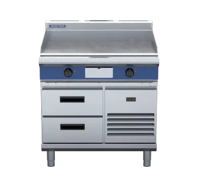 Blue Seal Evolution Series EP516-RB - 900mm Electric Griddle Refrigerated Base