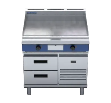 Blue Seal Evolution Series EP516-RB - 900mm Electric Griddle Refrigerated Base