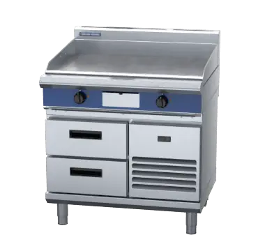 Blue Seal Evolution Series EP516-RB - 900mm Electric Griddle Refrigerated Base