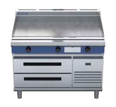 Blue Seal Evolution Series EP518-RB - 1200mm Electric Griddle Refrigerated Base