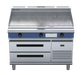 Blue Seal Evolution Series EP518-RB - 1200mm Electric Griddle Refrigerated Base
