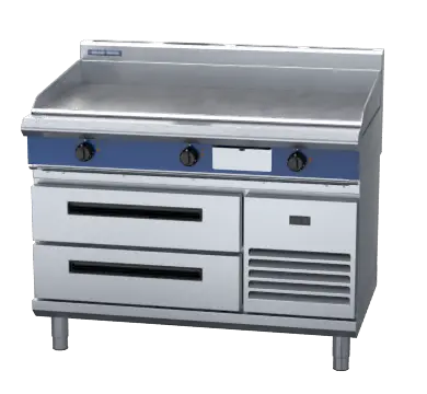Blue Seal Evolution Series EP518-RB - 1200mm Electric Griddle Refrigerated Base