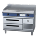 Blue Seal Evolution Series EP518-RB - 1200mm Electric Griddle Refrigerated Base