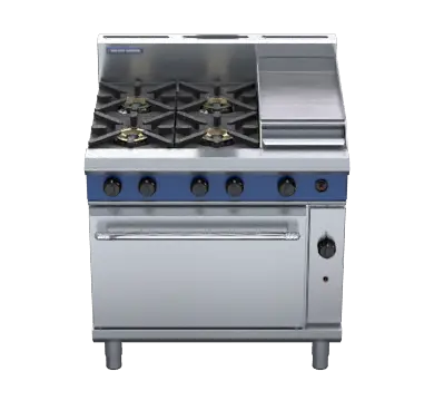 Blue Seal Evolution Series G506 - 900mm Gas Range Static Oven