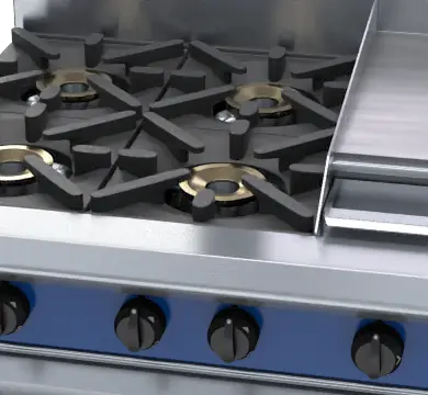 Blue Seal Evolution Series G506 - 900mm Gas Range Static Oven